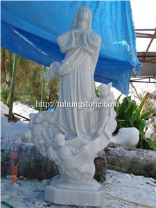 Lord Statues, Jesus Christ Statues, Pure White Marble Statues