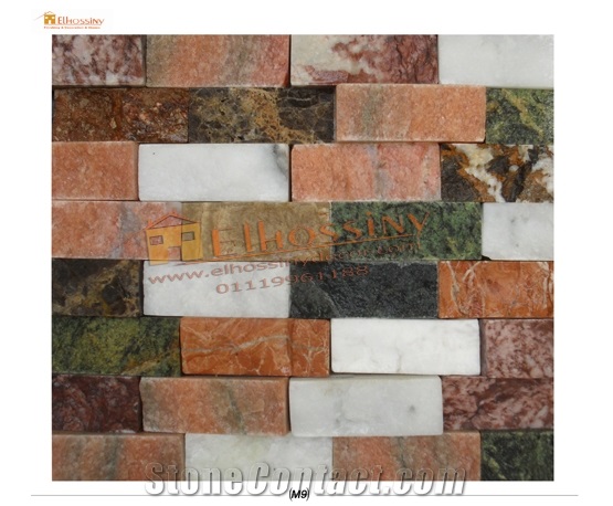 Mixed Marble Mosaic Tiles