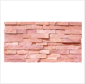 Culture Stone Wall Tiles, Pink Slate Cultured Stone
