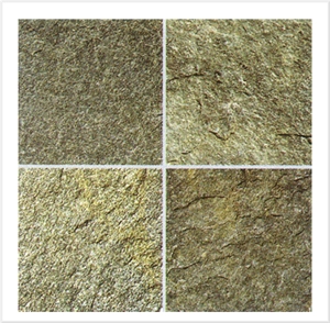 Rusty Meshed Slate For Landscaping Slate Tiles, China Green Slate