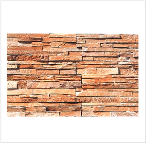 Stack Culture Stone, Red Slate Cultured Stone
