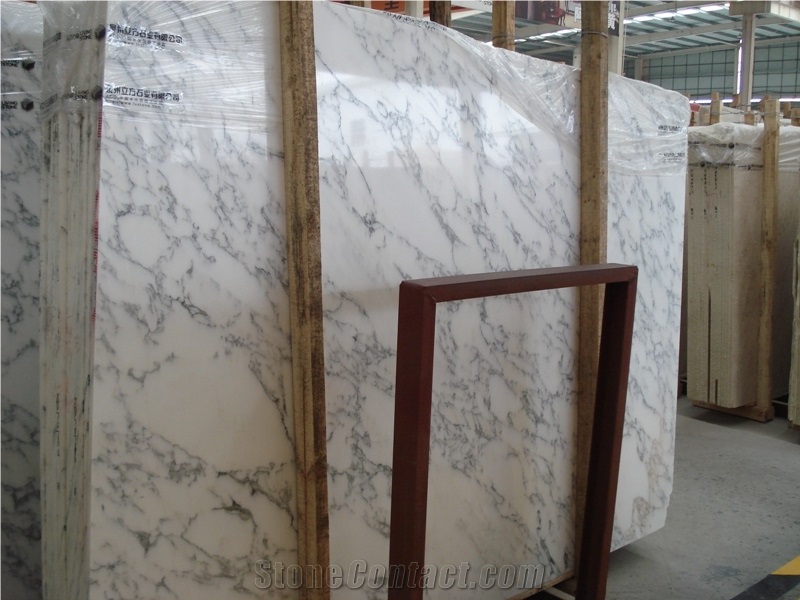 Snow Flower White Italy Marble, Bianco Uliano White Marble Slabs