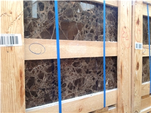 Marron Imperial Primera, Spain Brown Marble Slabs & Tiles