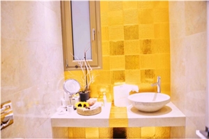 Rhodos Beige Marble Wash Basin