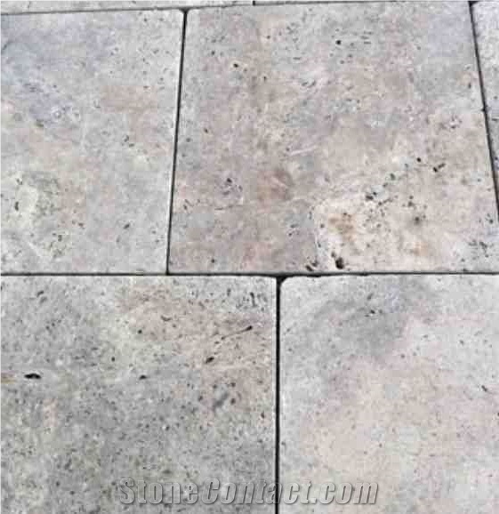 Travertine Tiles Macedonia Grey, Grey Travertine Tile
