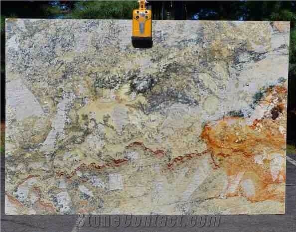 Cd Pantheom, Yellow Granite Kitchen Countertops