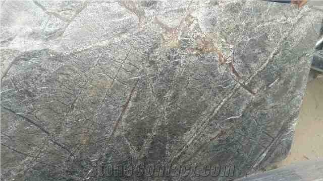 Rain Forest Green Marble Tiles & Slabs from India - StoneContact.com