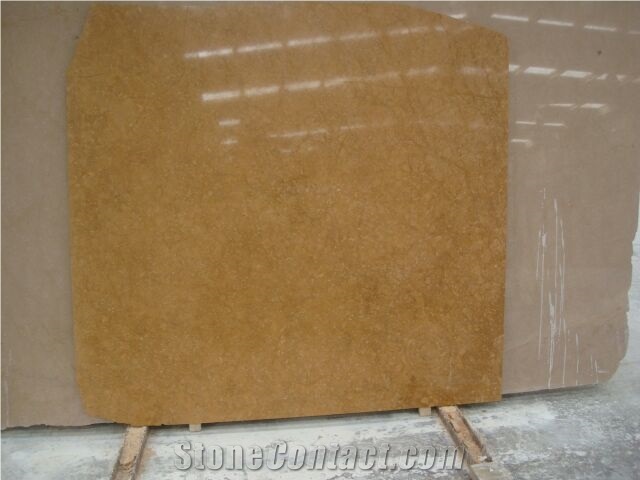 Golden Tabacco Marble Slabs & Tiles, Turkey Yellow Marble
