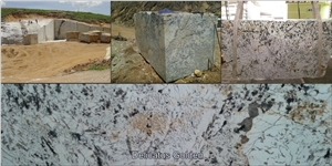 Delicattus Gold Granite Block, Brazil White Granite