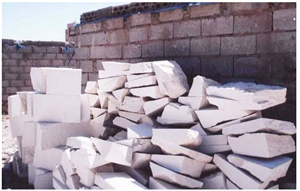 Yemen White Limestone Building Stone Tiles