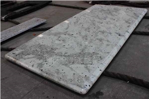 Andromeda White Prefab Polished Granite Dining Tabletops