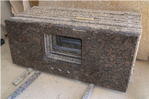 Baltic Brown Vanity, Baltic Brown Granite Bath Tops