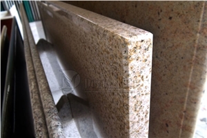 Beveled Laminated Edge Kitchen Work Tops & Countertops,G682 Yellow Granite Countertops