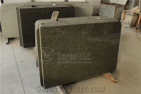 Chengde Green Granite Kitchen Island Countertops