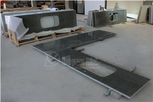 China Desert Green Granite Kitchen Countertops