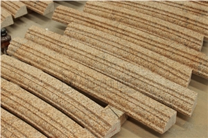 G682 China Yellow Granite Liners & Mouldings, Golden Peach,Rusty ,Desert Gold Yellow Granite Mouldings