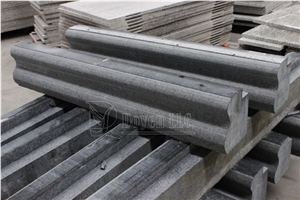 India Black Pearl Custom Exterior Polished Granite Mouldings