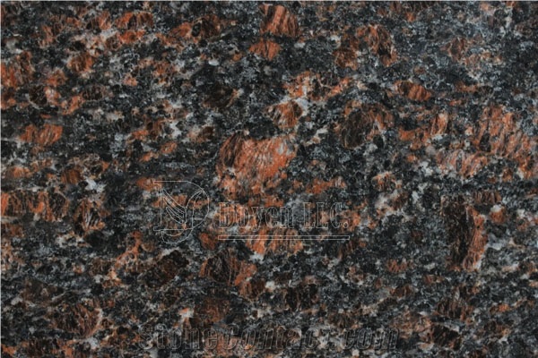 India Tan Brown Polished Granite Slabs, India Red Granite