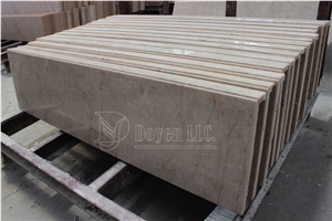 Iran Royal Botticino Polished Beige Marble Buildings Stair Treads