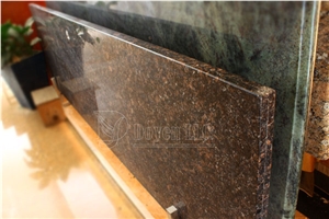 Laminated Flat Edge Granite Kitchen Counter Tops