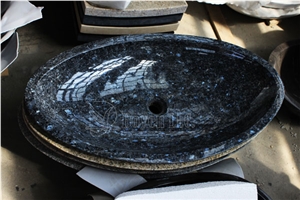 Norway Blue Pearl Polished Granite Vessel Basins & Sinks