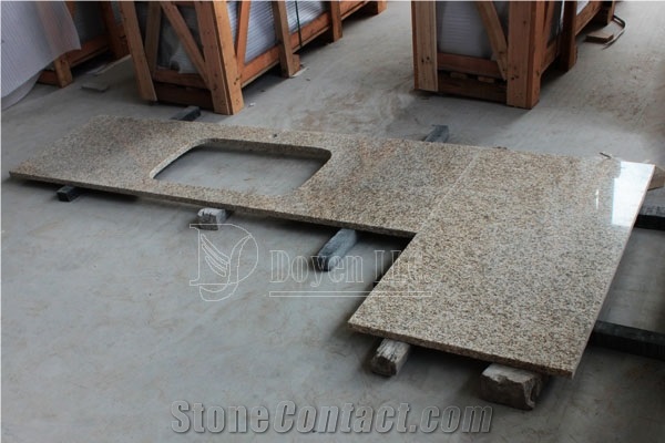 Solar White Custom Kitchen Polished Granite Worktops, Solar White Granite Kitchen Countertops