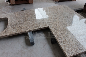 Solar White Custom Kitchen Polished Granite Worktops, Solar White Granite Kitchen Countertops