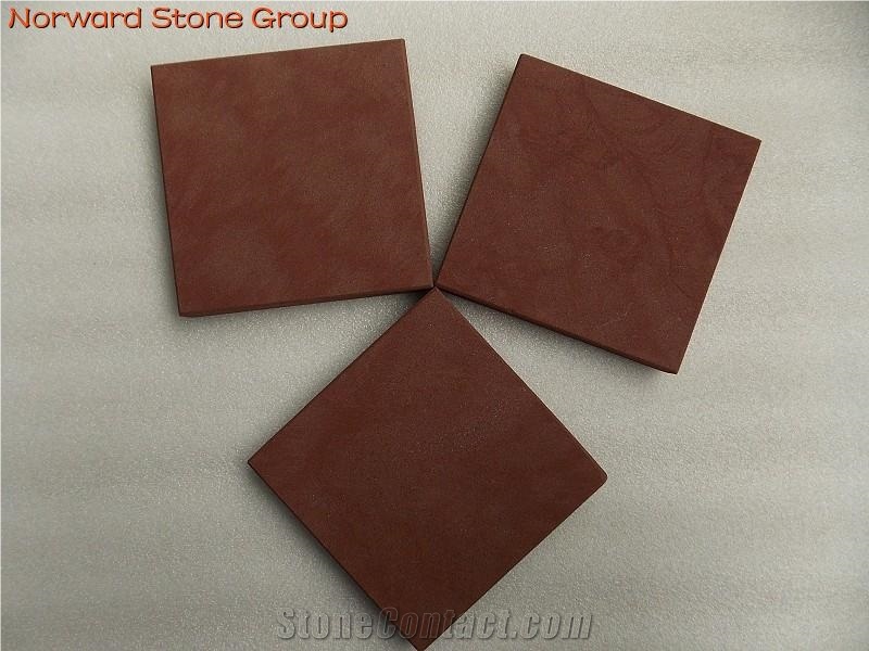 Chocolate Sandstone Honed Slab Tile
