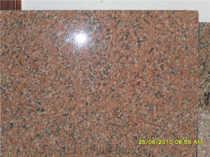 G386 Shidao Red Granite Slab Tile, Polishing