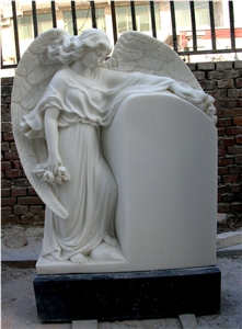 White Marble Angel, Children Angel Statue
