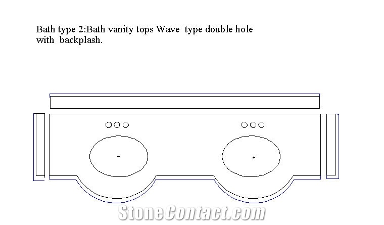 Double Sink Bathroom Countertop,Vanity Tops