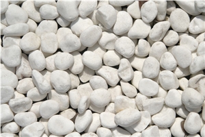 Bianco Carrara Marble Pebble Stone