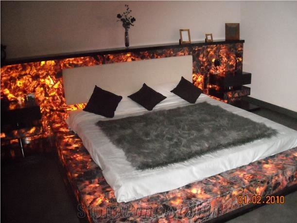 Semi Precious Bed, Home Decorations