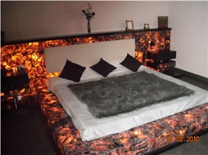 Semi Precious Bed, Home Decorations