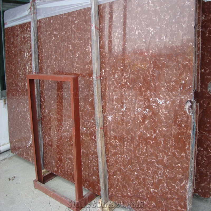 Orient Rose Marble Slab, China Red Marble