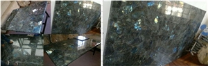 Labradorite Blue Granite Floor Covering