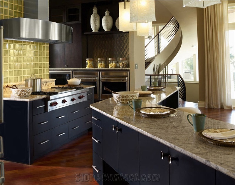 Giallo San Francisco Granite Kitchen Countertop