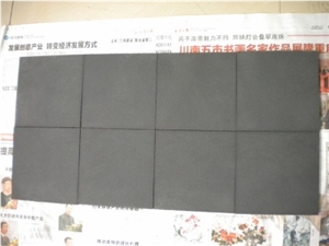 Cy-Black Sandstone Slabs & Tiles, China Black Sandstone