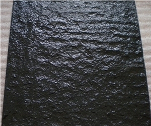 Cy-Black Sandstone Slabs & Tiles, China Black Sandstone