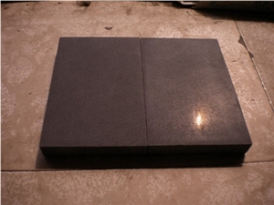 Cy-Black Sandstone Slabs & Tiles, China Black Sandstone