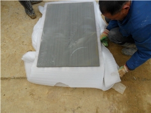 Grey Veins Sandstone Tiles, China Grey Sandstone