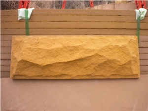 Sunny Yellow Sandstone Rockfaced