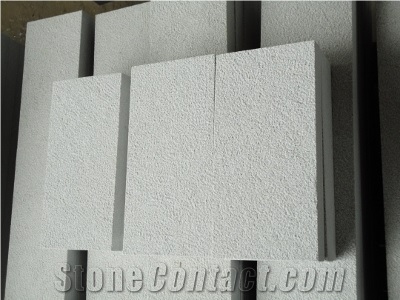White Sandstone Flamed Tile, China White Sandstone
