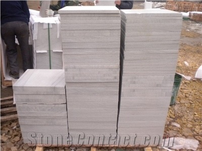 White Sandstone Tile Honed, China White Sandstone