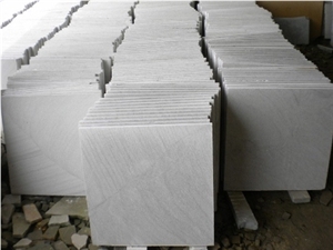 White Sandstone Tiles Sawn, China White Sandstone