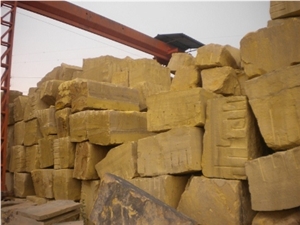 Yellow Sandstone Block, China Yellow Sandstone Blocks
