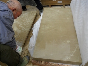 Yellow Sandstone Facade Tile, China Yellow Sandstone