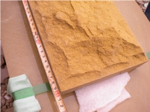 Yellow Sandstone Mushroom Stone