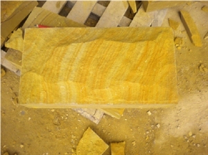 Yellow Sandstone Mushroom Stone