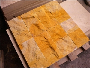 Yellow Sandstone Mushroom Stone